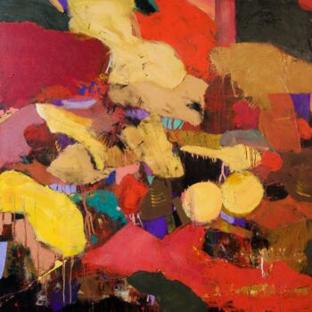 Pittura intitolato "Kinky Thunder" da Allan P Friedlander, Opera d'arte originale, Acrilico