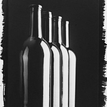 Photography titled "Four Bottles 2" by Allan Razo, Original Artwork