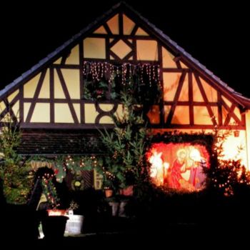 Photographie intitulée "Noël en Alsace" par Fred Allard, Œuvre d'art originale