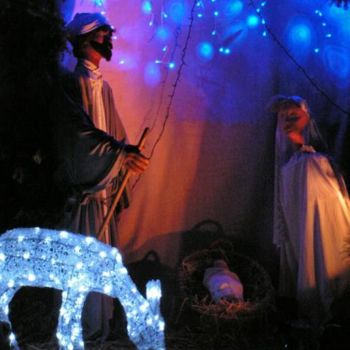 Photographie intitulée "Nativité en Alsace" par Fred Allard, Œuvre d'art originale