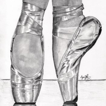 Drawing titled "Ballet" by Lynne Pounder, Original Artwork, Graphite