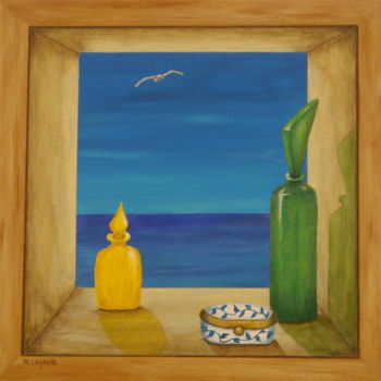 Pittura intitolato "Kona View 2" da Allegretto, Opera d'arte originale, Acrilico