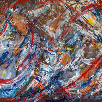 Pintura titulada "Entropia" por Allen Solano, Obra de arte original, Acrílico Montado en Bastidor de camilla de madera