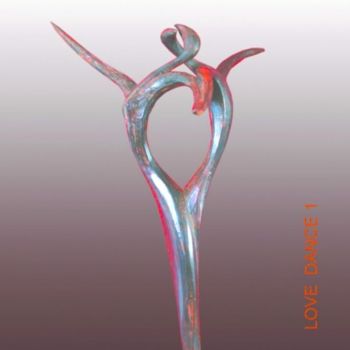 Sculpture titled "Love dance 2" by Ypym Shystyq, Original Artwork, Casting
