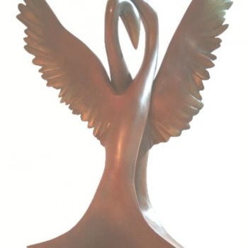 Sculpture titled "Love and Unity IY" by Ypym Shystyq, Original Artwork, Bronze