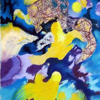 Pintura intitulada "estival.jpg" por Claudette Allosio, Obras de arte originais, Pastel