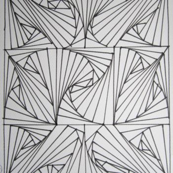 Drawing titled "C4 ink drawing" by Claudette Allosio, Original Artwork, Marker
