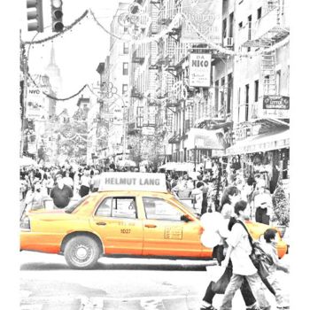 Цифровое искусство под названием "NY Taxicab" - Ydelle And All That Jaz2, Подлинное произведение искусства