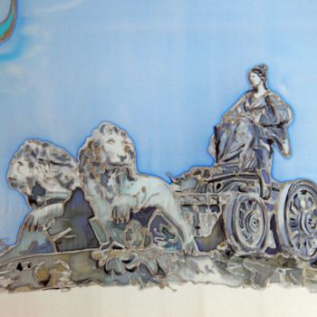 Ambacht getiteld "Azules" door Almagro, Origineel Kunstwerk