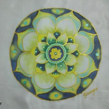 Artisanat intitulée "Mandala-06" par Almagro, Œuvre d'art originale