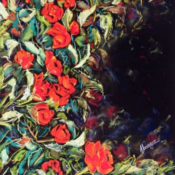 Pintura titulada "Llenando-el-vacio.j…" por Almagro, Obra de arte original, Pastel
