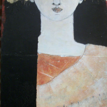 Painting titled "MISTERIOSA" by Almudena Arias Parera, Original Artwork
