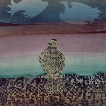 Painting titled "Adler" by Mukheled Almukhtar, Original Artwork