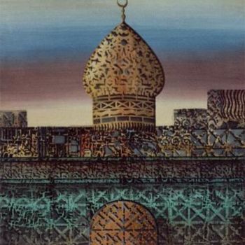 Painting titled "Karbela" by Mukheled Almukhtar, Original Artwork