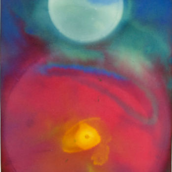 Pittura intitolato "Mars (Nebel)" da Alois Oberndorfer, Opera d'arte originale, Inchiostro
