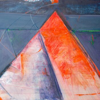 Peinture intitulée "Pyramide (Trigonome…" par Alois Oberndorfer, Œuvre d'art originale, Acrylique