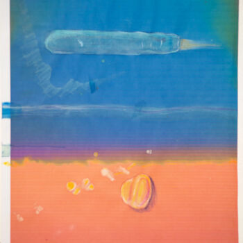 Картина под названием "Rocket" - Alois Oberndorfer, Подлинное произведение искусства, Чернила