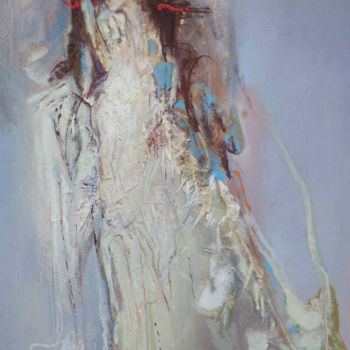 Pintura titulada "The White Dream" por Olena Kucheruk, Obra de arte original, Oleo