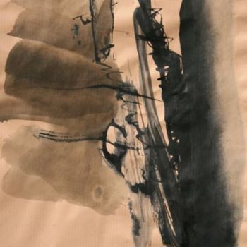 Malerei mit dem Titel "pines13_500.jpg" von Lambert Savigneux, Original-Kunstwerk
