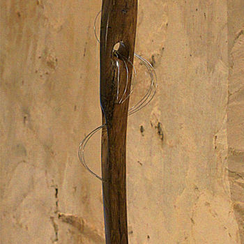 Sculpture titled "Filiforme" by Alper, Original Artwork, Wood