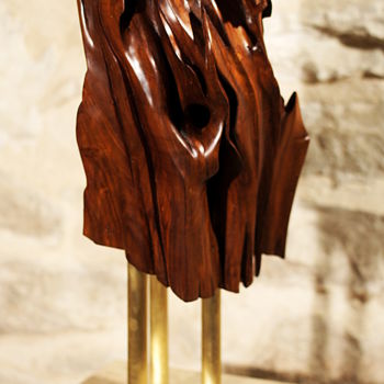 Sculpture titled "convergence-diverge…" by Alper, Original Artwork, Wood