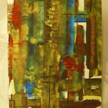 Painting titled "Sans titre 1207" by Gianfranco Bacci, Original Artwork, Oil