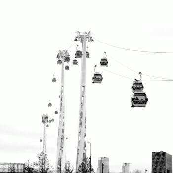 Photography titled "Cable Cars1" by Alphonse Mpeke, Original Artwork
