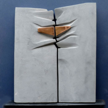 Скульптура под названием "Réf 449" - Alphonse Snoeck, Подлинное произведение искусства, Смола