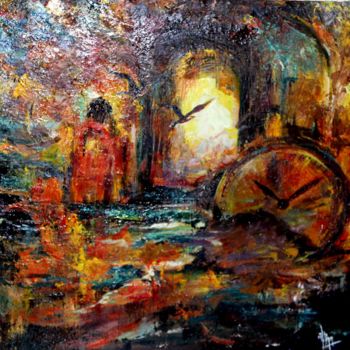 Malerei mit dem Titel "The Light Beyond" von Alpna Kataria, Original-Kunstwerk