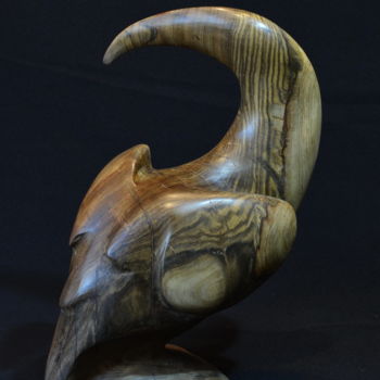 Скульптура под названием "серпоклюв" - Эдуард Савин, Подлинное произведение искусства