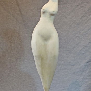Скульптура под названием "фигура" - Эдуард Савин, Подлинное произведение искусства