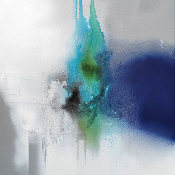 Peinture intitulée "BLUE 3" par Althea, Œuvre d'art originale, Acrylique Monté sur Châssis en bois