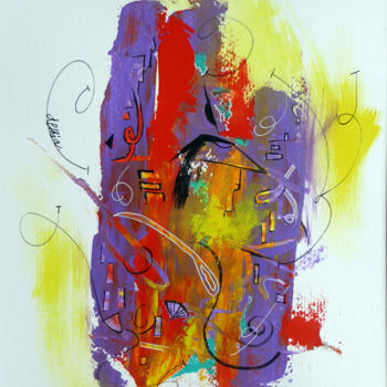 Peinture intitulée "Sans titre 10" par Althea, Œuvre d'art originale, Acrylique