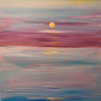 Painting titled "IONIAN SEA MORNING…" by Altin Furxhi, Original Artwork, Acrylic