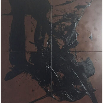 Malerei mit dem Titel "Icarus" von Altone Mishino, Original-Kunstwerk, Acryl