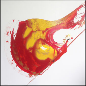 Peinture intitulée "Elements of fire 1" par Altone Mishino, Œuvre d'art originale