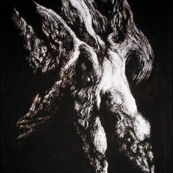 Pintura titulada "Sem Titulo" por Alucino, Obra de arte original, Gouache