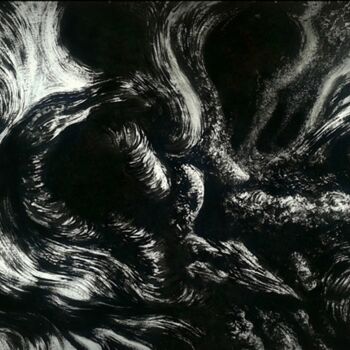 Pintura titulada "Sem Título" por Alucino, Obra de arte original, Gouache