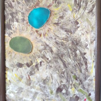 Painting titled "Gemstone mountains." by Irina Avlasenko, Original Artwork, Acrylic