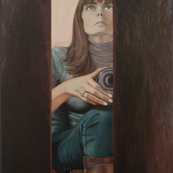 Malerei mit dem Titel "Arq. Nora Chaguri" von Taller De Dibujo Y Pintura - Patricia Morales -, Original-Kunstwerk