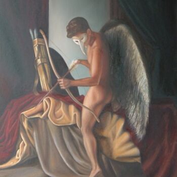 Malerei mit dem Titel "Leo Rivara" von Taller De Dibujo Y Pintura - Patricia Morales -, Original-Kunstwerk