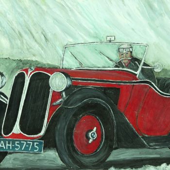 Painting titled "BMW 315/1 Sport-Roa…" by W.H.H., Original Artwork, Oil