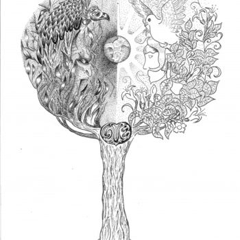 Tree Of Knowledge Of Good And Evil Drawing