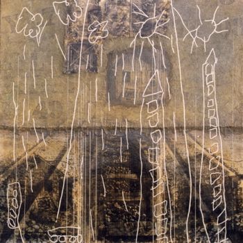 Pintura intitulada "Parallel Lines" por Alvarenga Marques, Obras de arte originais, Acrílico Montado em Armação em madeira