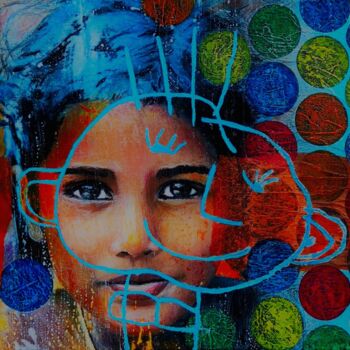 "Kanya" başlıklı Tablo Alvarenga Marques tarafından, Orijinal sanat, Hava fırçası