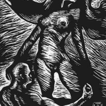 Dibujo titulada "Sexo" por Emiliano Villani, Obra de arte original