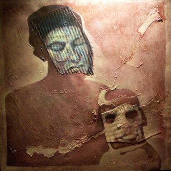 Ζωγραφική με τίτλο ""Realidad, máscara…" από Emiliano Villani, Αυθεντικά έργα τέχνης