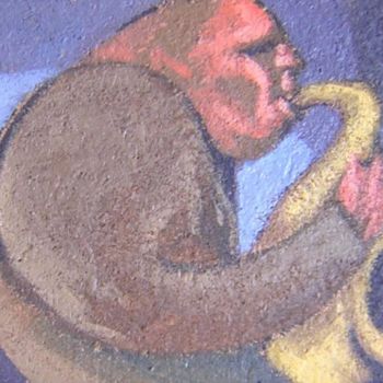 Pittura intitolato "Jazz sessions 3" da Emiliano Villani, Opera d'arte originale