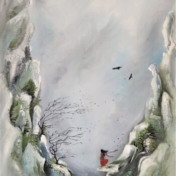 Картина под названием "Breath of power #1" - Alya Art Sochi, Подлинное произведение искусства, Масло Установлен на Деревянна…