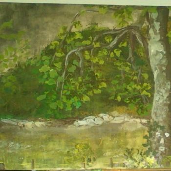 Painting titled "Rain on the Susqueh…" by Alexandria Figueroa, Original Artwork, Other